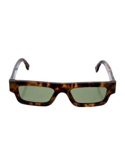 Pre-owned Retrosuperfuture Square Tinted Sunglasses In Brown