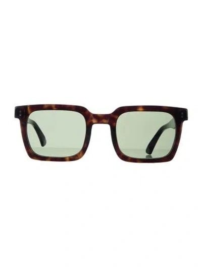Pre-owned Retrosuperfuture Square Tinted Sunglasses In Brown