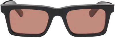 Retrosuperfuture Ssense Exclusive Black 1968 Sunglasses In Black/brown