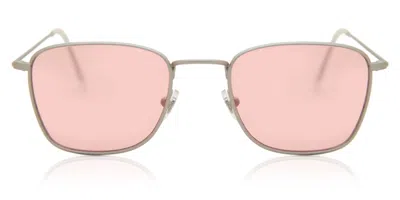 Retrosuperfuture Strand Qq5 Men's Sunglasses Silver Size 50