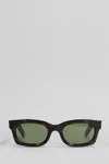 Retrosuperfuture Rectangle Frame Sunglasses In Black