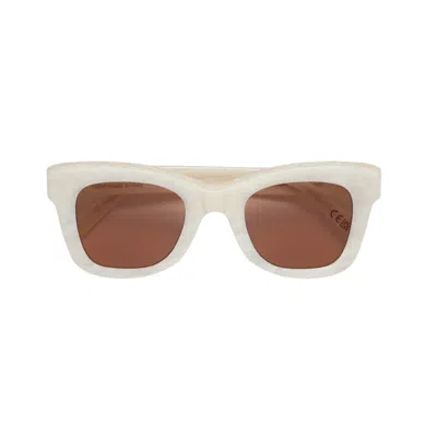 Retrosuperfuture Sunglasses In Avorio/marrone