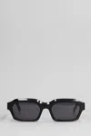 Retrosuperfuture Astro Rectangle-frame Sunglasses In Black