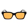 Retrosuperfuture Rectangular Frame Sunglasses In Black
