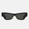 Retrosuperfuture Nameko Rectangle-grame Sunglasses In Black