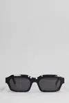 Retrosuperfuture Astro Rectangle-frame Sunglasses In Black