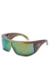 Retrosuperfuture Sunglasses Bones Zircon In Crl