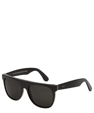 Retrosuperfuture Sunglasses Flat Top Black In Crl
