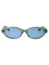 Retrosuperfuture Occhiali Da Sole Parola Sage In Green