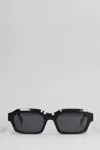 Retrosuperfuture Astro Rectangle-frame Sunglasses In Black