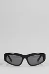 Retrosuperfuture Sunglasses In Black Acetate In Black