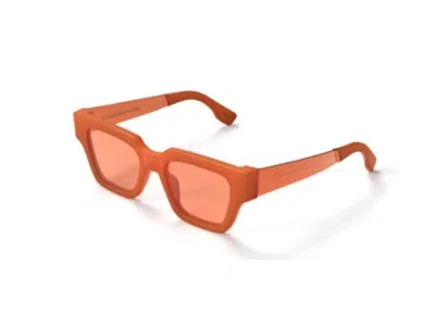 Pre-owned Retrosuperfuture Sunglasses Kro History Francis Orange Orange Orange Man Woman