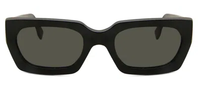 Retrosuperfuture Teddy H5n Men's Sunglasses Black Size 54