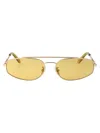Retrosuperfuture Geometric Frame Sunglasses In Yellow