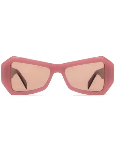 Retrosuperfuture Tempio Rectangle-frame Sunglasses In Pink