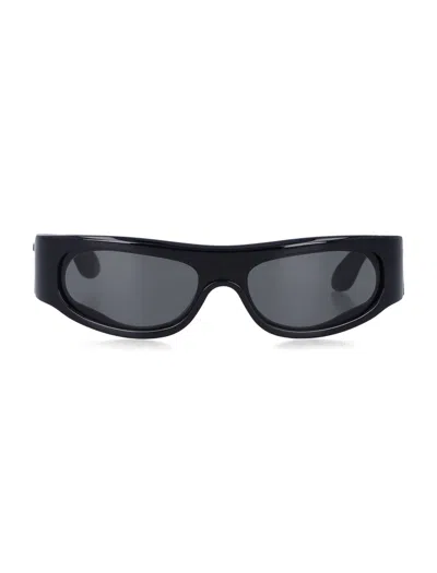 Retrosuperfuture The Pharoah Sunglasses - Streamlined Design For Effortless Style In Nero