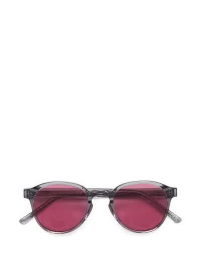 Retrosuperfuture The Warhol Round-frame Sunglasses In Silver