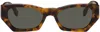 Retrosuperfuture Amata D-frame Tortoiseshell Acetate Sunglasses In Spotted Havana