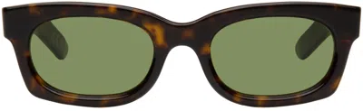 Retrosuperfuture Tortoiseshell Ambos Sunglasses In 3627