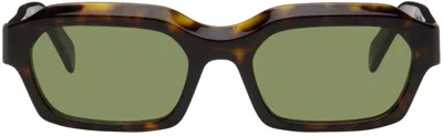 Retrosuperfuture Tortoiseshell Boletus Sunglasses In Green