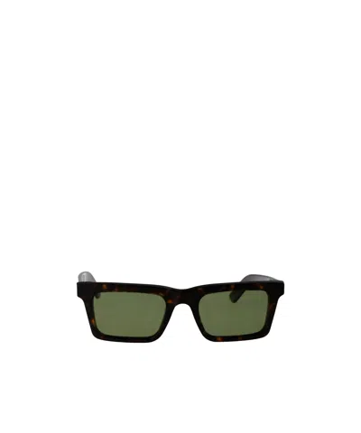 Retrosuperfuture Tortoiseshell-effect Square Sunglasses In Green