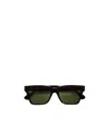 Retrosuperfuture Geometric Frame Sunglasses In Black