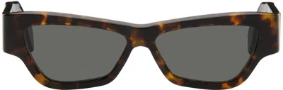 Retrosuperfuture Tortoiseshell Nameko Sunglasses In Brown