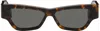 Retrosuperfuture Tortoiseshell Nameko Sunglasses In Burnt Havana