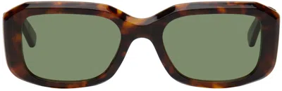 Retrosuperfuture Tortoiseshell Numero 96 Sunglasses In Classic Havana