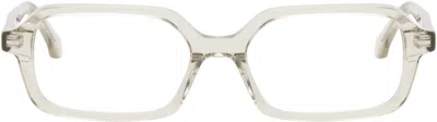 Retrosuperfuture Transparent Numero 151 Glasses In Gray