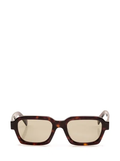 Retrosuperfuture Trendy Oversized Sunglasses With Unique Fit In Green