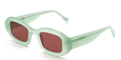 Retrosuperfuture Tutto Black Nwq Men's Sunglasses Green Size 50