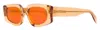 Retrosuperfuture Orange-tinted Rectangle-frame Sunglasses In Multi