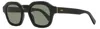 Retrosuperfuture Unisex Hexagonal Sunglasses Saluto 9fp Black 53mm In Multi