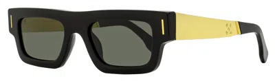 Retrosuperfuture Unisex Low-profile Sunglasses Colpo Francis 5sc Black/gold 52mm In Yellow