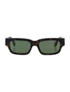 Retrosuperfuture Roma Rectangular Tortoiseshell Sunglasses In Multi