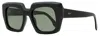 Retrosuperfuture Unisex Oversize Sunglasses Piscina Bkk Black 54mm In Multi