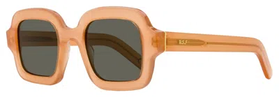 Retrosuperfuture Unisex Rounded Square Sunglasses Benz 1x2 Rusty Brown 51mm In Pink