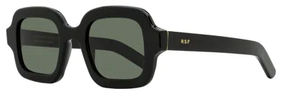 Retrosuperfuture Unisex Rounded Square Sunglasses Benz Qhb Black 51mm In Grey