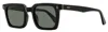 Retrosuperfuture Unisex Square Angular Sunglasses Secolo B4e Black 50mm In Black