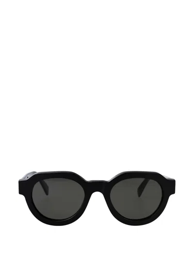 Retrosuperfuture Vostro Geometric-frame Sunglasses In Black