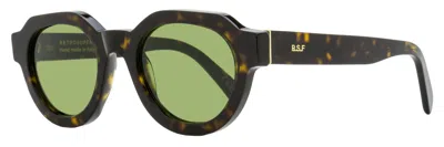 Retrosuperfuture Vostro Rounded Geometric Sunglasses In Havana