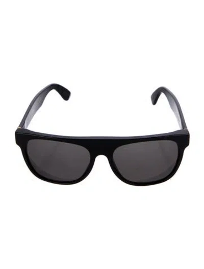 Pre-owned Retrosuperfuture Wayfarer Mirrored Sunglasses In Black