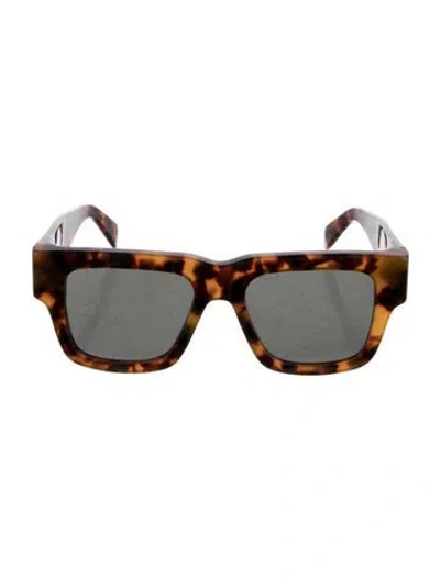 Pre-owned Retrosuperfuture Wayfarer Tinted Sunglasses In Brown