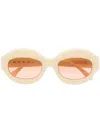 Retrosuperfuture X Marni Ik Kil Cenote Tinted Sunglasses In Nude
