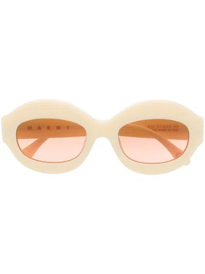 Retrosuperfuture X Marni Ik Kil Cenote Tinted Sunglasses In Nude