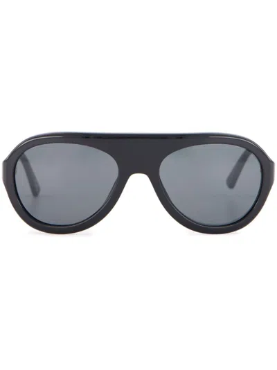 Retrosuperfuture X Marni Pilot-frame Sunglasses In Black