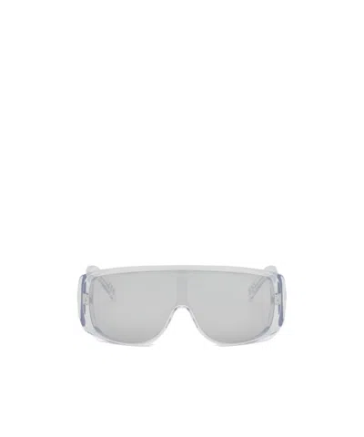 Retrosuperfuture X Mm6 Maison Margiela Geometric Frame Sunglasses In White
