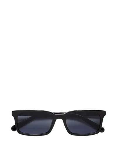 Retrosuperfuture X Mm6 Maison Margiela Lunettes 5 Noires Sunglasses In Black