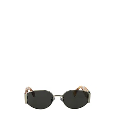 Retrosuperfuture X Oval-frame Sunglasses In Black